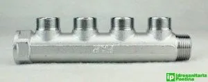 Collettore cromato 4 derivazioni d.3/4 mf FAR