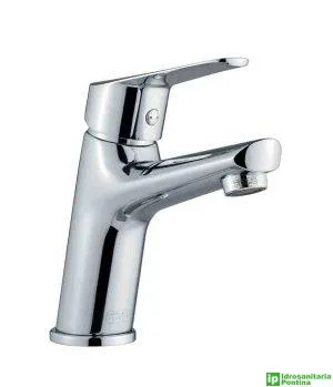 Miscelatore lavabo FIORE mod. KYRO completo di piletta scarico automatico d.1"1/4