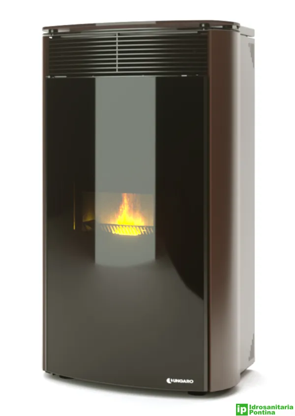Termo stufa idro a pellet UNGARO mod. AQA F Style 6-24 Kw