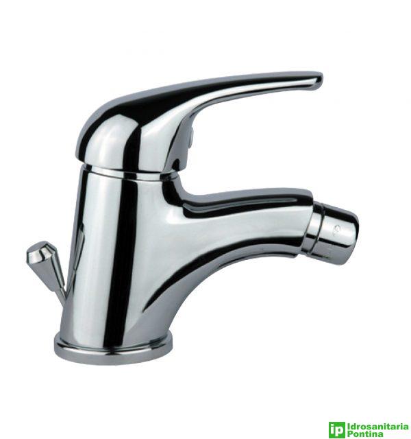 Miscelatore bidet FIORE mod. ALTURA completo di piletta scarico automatico d.1"1/4