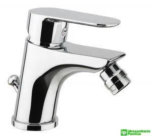 Miscelatore bidet FIORE mod. KEVON completo di piletta scarico automatico d.1"1/4