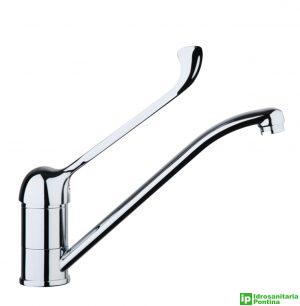 Miscelatore lavello bocca bassa FIORE mod. CLIN con leva clinica