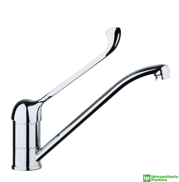 Miscelatore lavello bocca bassa FIORE mod. CLIN con leva clinica