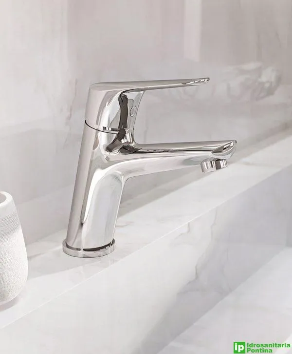 Miscelatore lavabo FIORE mod. KYRO completo di piletta scarico automatico d.1"1/4 - immagine 2
