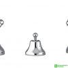 Batteria bidet 3 fori FIORE mod. MARGOT completo di piletta scarico automatico d.1"1/4