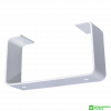 Collare di fissaggio in pvc bianco 60x120mm