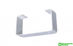 Collare di fissaggio in pvc bianco 60x120mm