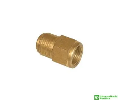 Giunto dritto doppia cartella ridotto d.5/8m X 1/2f