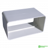 Manicotto di giunzione in pvc bianco 60x120mm