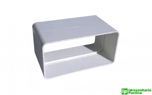 Manicotto di giunzione in pvc bianco 60x120mm