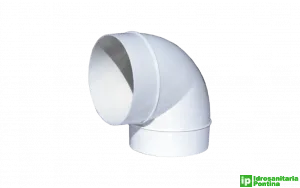 Curva 90° in pvc bianco d.150