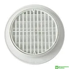 Griglia circolare in abs con rete anti-insetto per tubazioni d.100mm - immagine 3