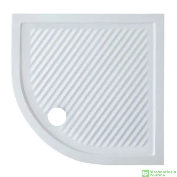 Piatto doccia angolare in ceramica AZZURA mod. Ferdy cm.90x90 h.6,5cm