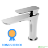 Miscelatore lavabo cromato LA TORRE mod. LAGHI c/piletta scarico automatico d.1"1/4 -BONUS IDRICO-