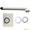 Kit condotto coassiale in polipropilene SIME per caldaie a condensazione d.60/100 c/presa prelievo