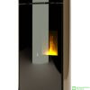 Stufa ventilata a pellet UNGARO mod. Fagiolo Plus Glass Air 10 Kw