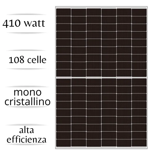 Fotovoltaico impianto solare SUNWOOD 4,5 kWp + batteria di accumulo 10,8 kWh - SPEDIZIONE GRATUITA - immagine 2