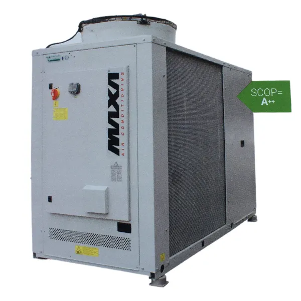 Pompa di calore inverter aria/acqua con ventilatore assiale MAXA 40 KW versione i-290 refrigerante R 290 A++ GARANZIA 12 MESI